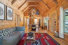 Fire Pit and BBQ Lake Lure Cabin with Outdoor Oasis!